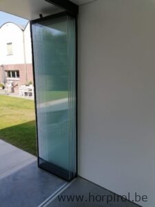 Glazen schuifdraaiwand SF25